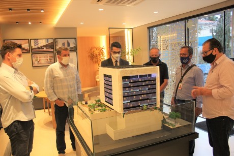 Maquete do Day Medical Center. Foto: Débora Black/HMCC