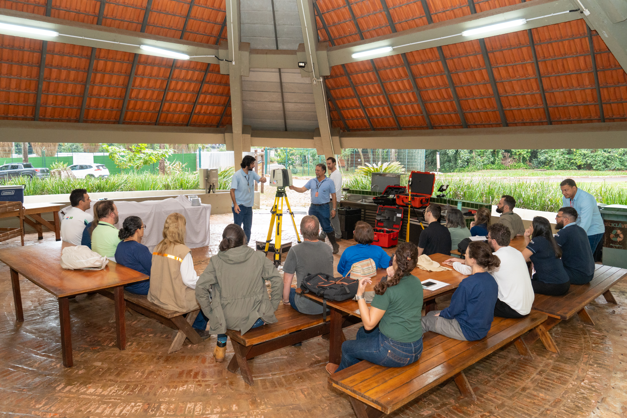 Itaipu e Embrapa participam de treinamento de coleta de dados com sensoriamento remoto