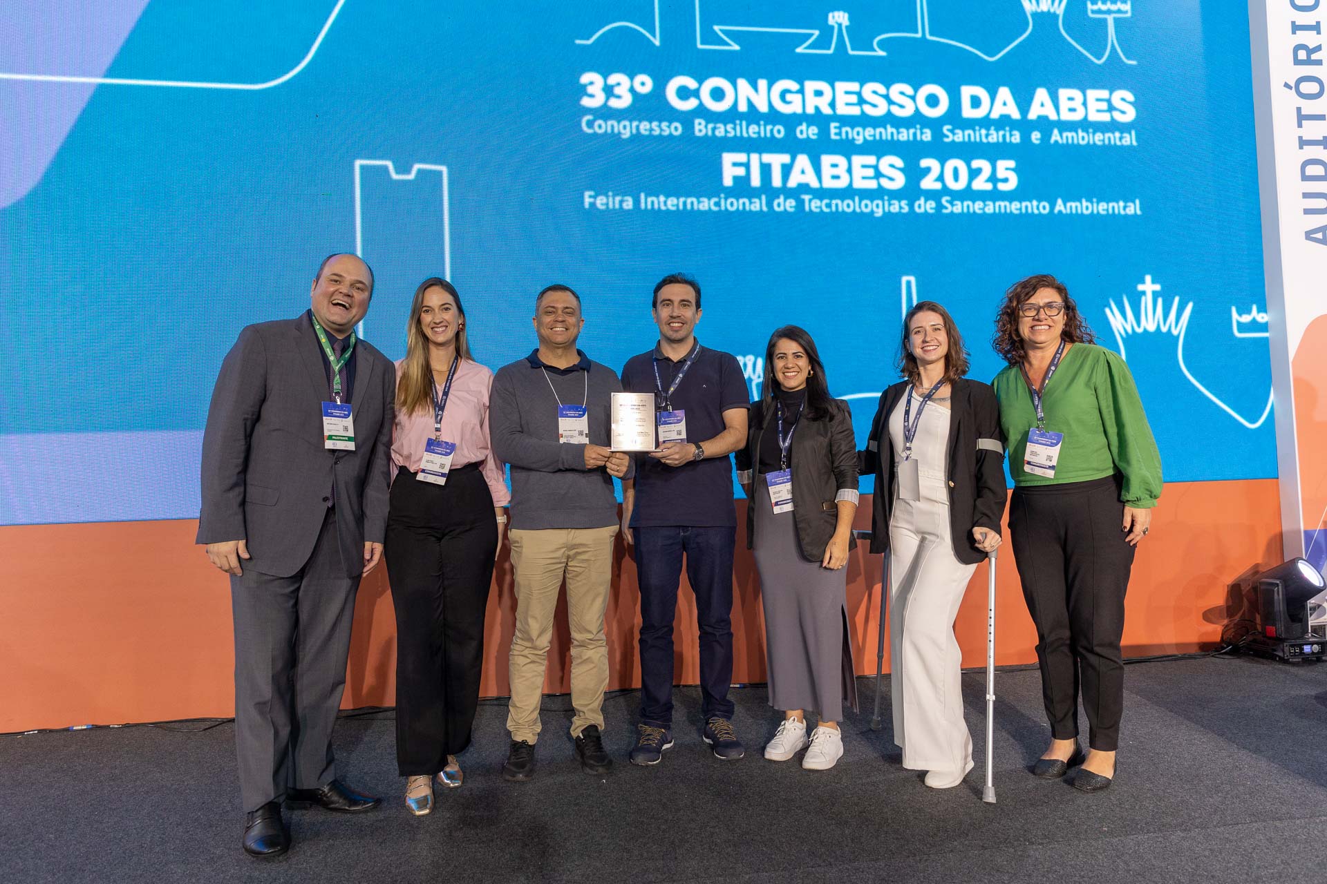 Trabalho da Itaipu, Itaipu Parquetec e Sanepar é premiado em Congresso de Engenharia Sanitária e Ambiental
