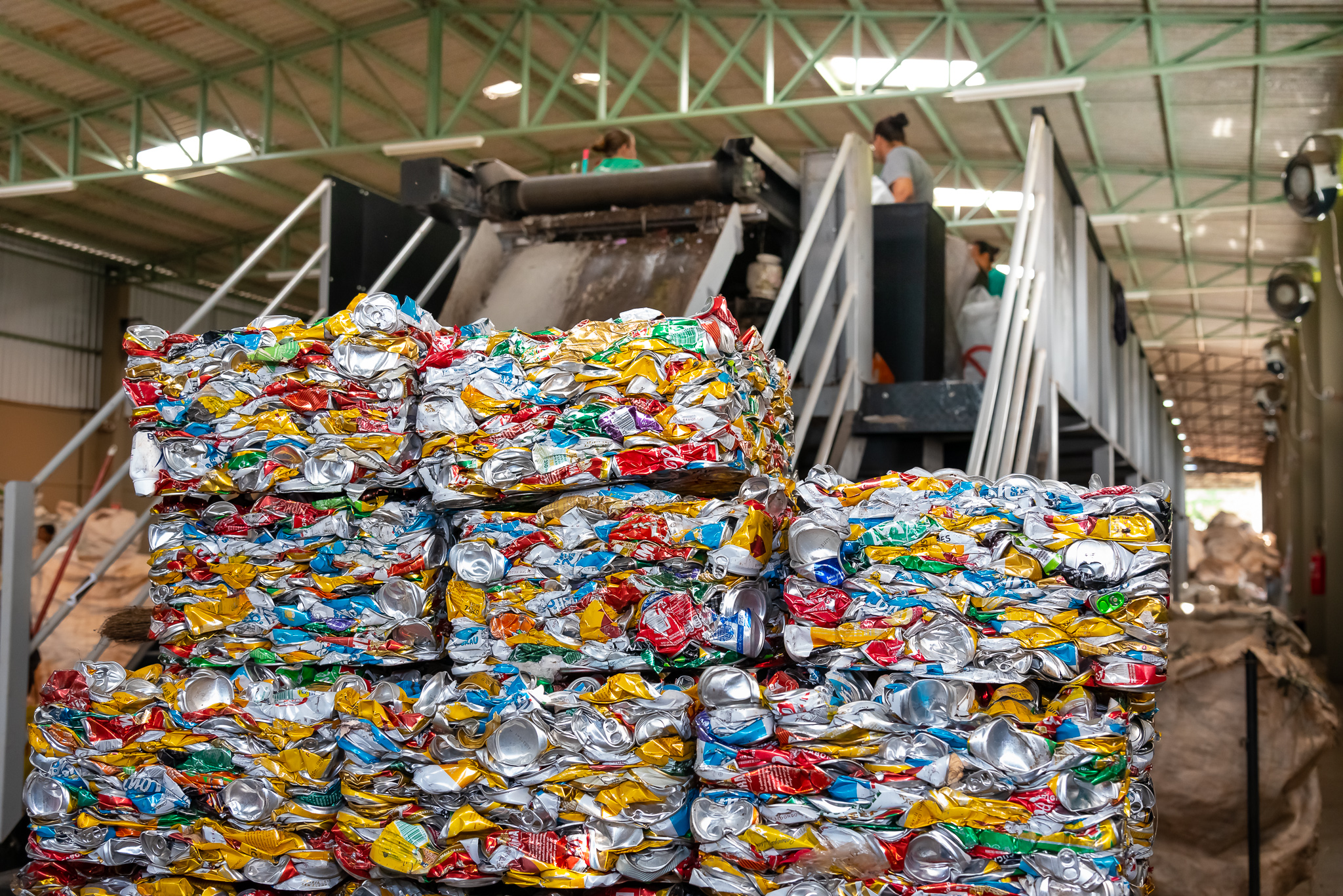 Imagem ilustrativa de reciclagem. Foto: Rubens Fraulini/Itaipu Binacional