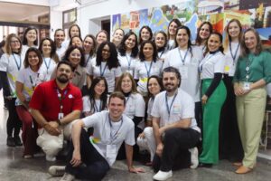 Nutricionistas das regiões de Curitiba e Região Metropolitana e Sul/Serra da Esperança reunidos para a formação. Foto: Marcos Ribeiro Nami/Vídeo UP-Itaipu Parquetec