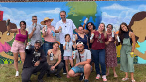 Oficinas de grafite promovidas pela Itaipu e Itaipu Parquetec começam a colorir muros de cidades do litoral do Paraná