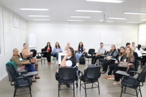 Profissionais de saúde em capacitação na Itaipu. Foto: Divulgação.